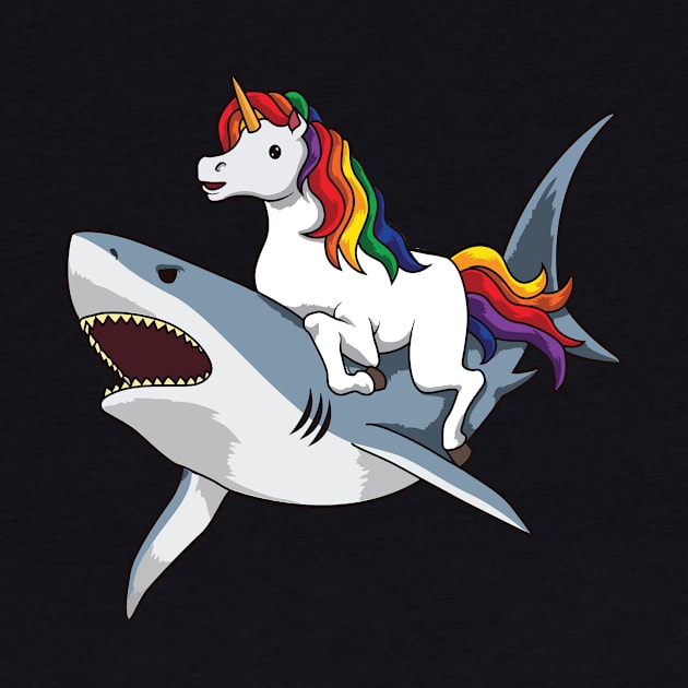 Unicorn Riding Shark by Aratack Kinder